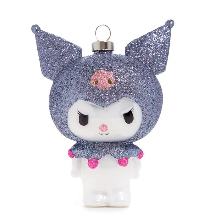 Grey Hello Kitty Kuromi x Kat + Annie Glass Ornament | CA_HK93689