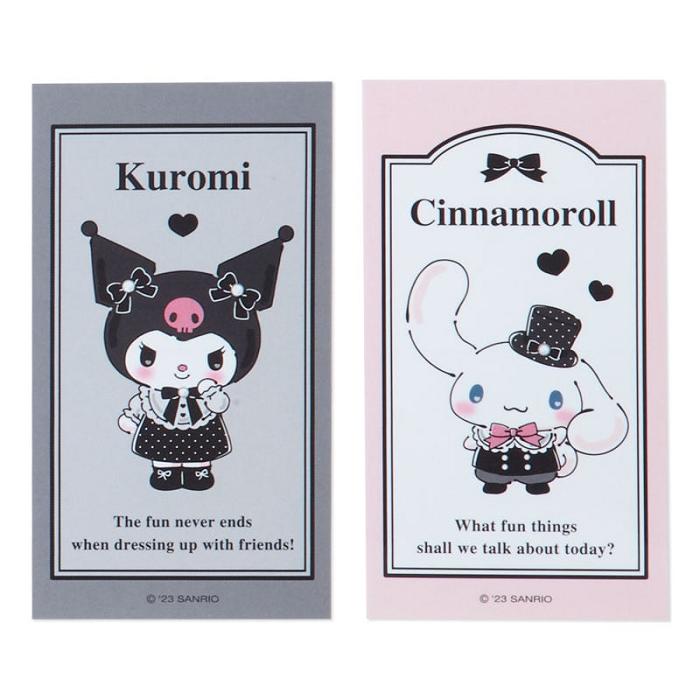 Grey / Pink Hello Kitty Sanrio Characters ID Badge Holder & Sticker Set (Pretty Party Series) | CA_HK56694