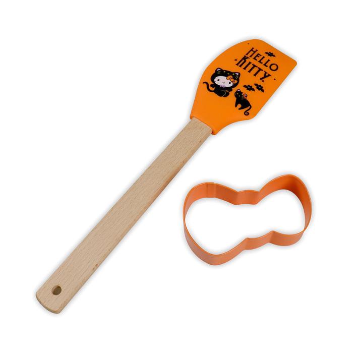 Orange Hello Kitty Hello Kitty Spooky Cookie Cutter Set with Spatula | CA_HK29498