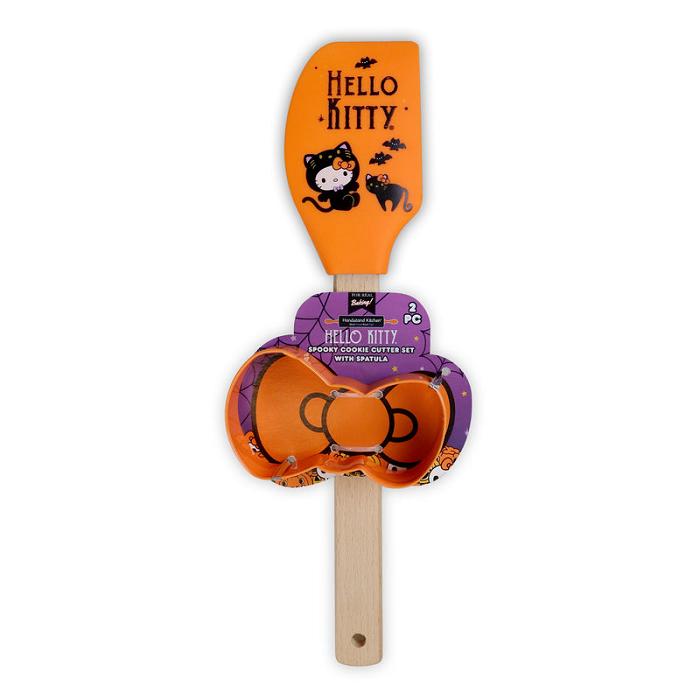 Orange Hello Kitty Hello Kitty Spooky Cookie Cutter Set with Spatula | CA_HK29498