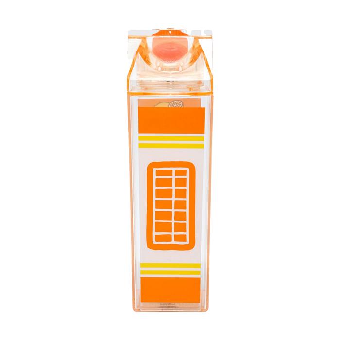 Orange Hello Kitty Pompompurin Milk Carton Water Bottle (Lemon) | CA_HK80840