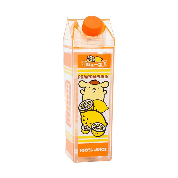 Orange Hello Kitty Pompompurin Milk Carton Water Bottle (Lemon) | CA_HK80840