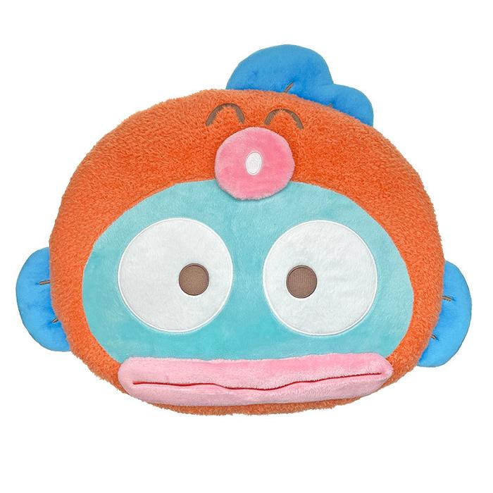 Orange / Blue Hello Kitty Hangyodon Cozy Pals Face Plush | CA_HK82967