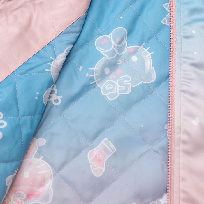 Pink Blue Hello Kitty Hello Kitty 50th Anniversary JapanLA Souvenir Jacket | CA_HK12935