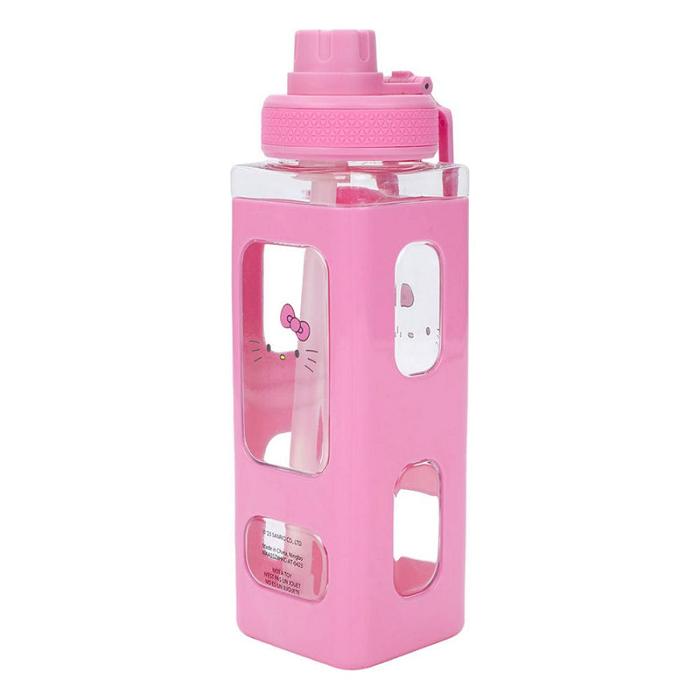 Pink Hello Kitty Hello Kitty 24oz Square Travel Water Bottle | CA_HK22181