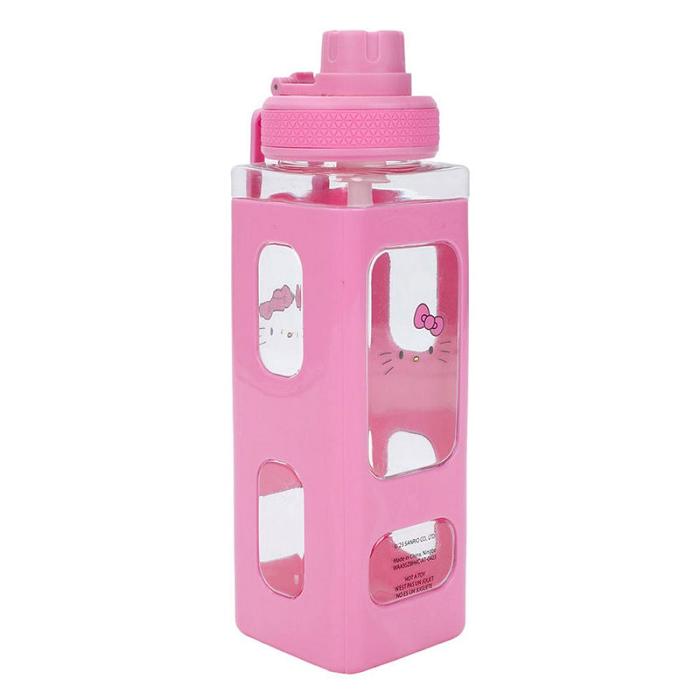 Pink Hello Kitty Hello Kitty 24oz Square Travel Water Bottle | CA_HK80357