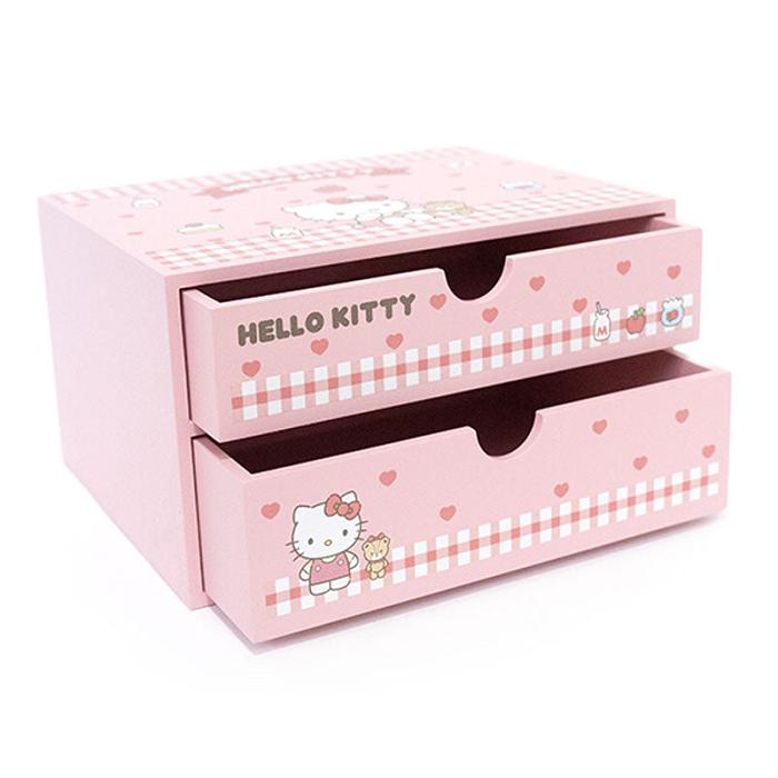 Pink Hello Kitty Hello Kitty 2-Drawer Storage Chest | CA_HK77284