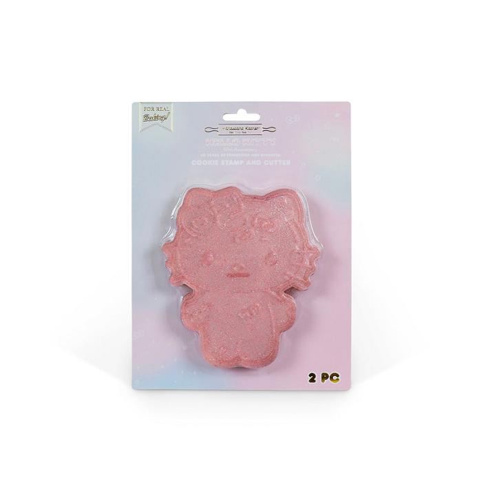 Pink Hello Kitty Hello Kitty 50th Anniversary Cookie Stamp and Cutter | CA_HK78925