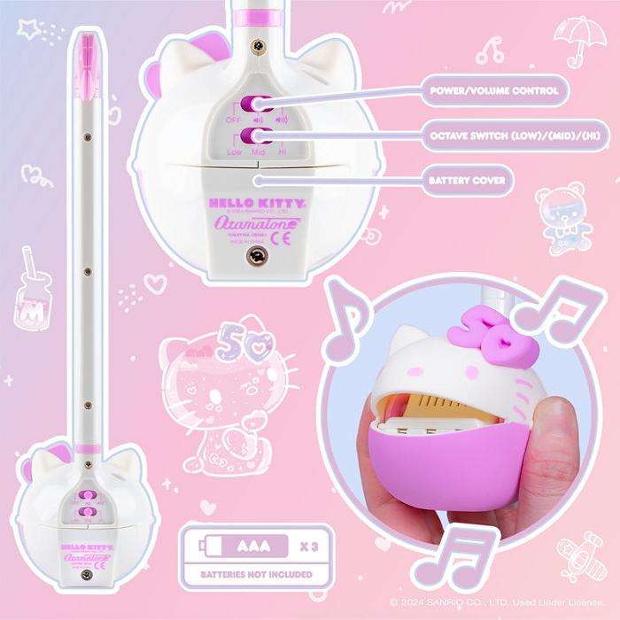 Pink Hello Kitty Hello Kitty 50th Anniversary Otamatone Musical Toy | CA_HK26449