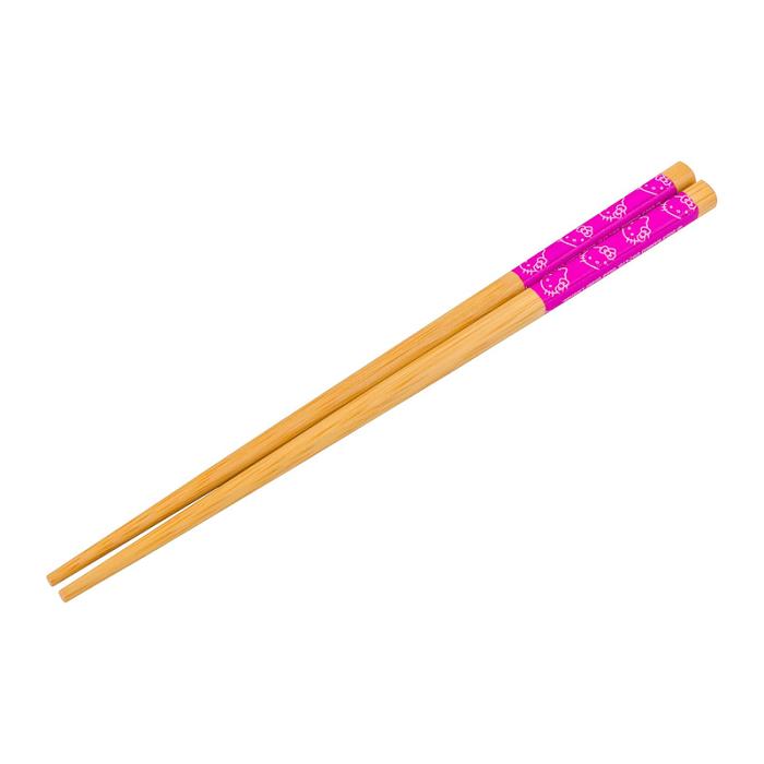 Pink Hello Kitty Hello Kitty Ceramic Ramen Bowl and Chopstick Set (Pink Wave) | CA_HK34810