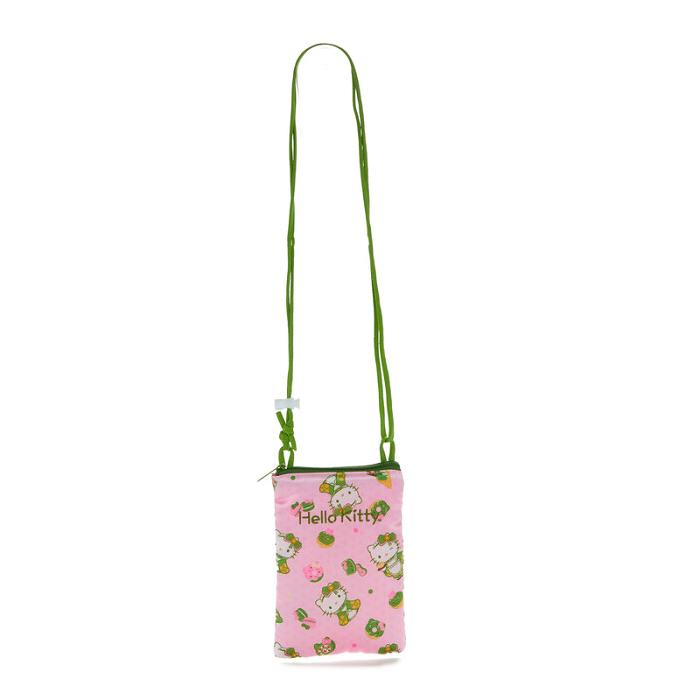 Pink Hello Kitty Hello Kitty Crossbody Phone Bag (Matcha Sweets Series) | CA_HK76821