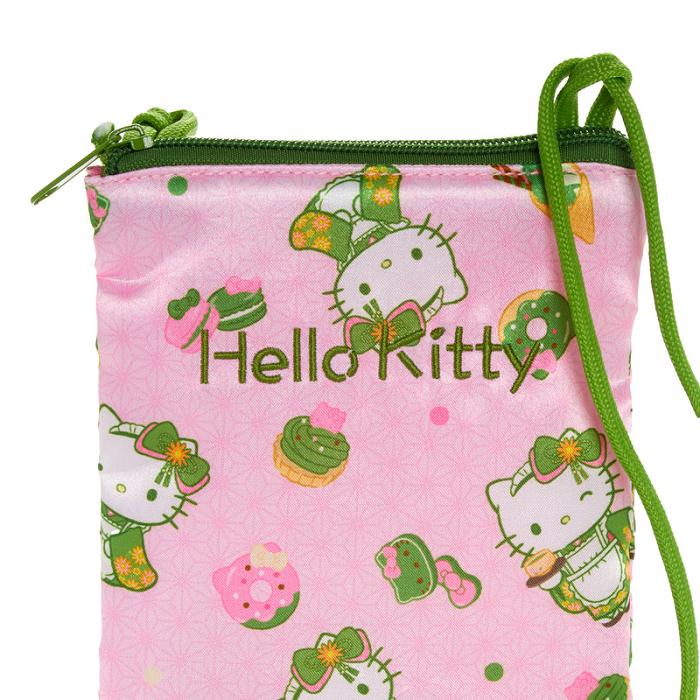 Pink Hello Kitty Hello Kitty Crossbody Phone Bag (Matcha Sweets Series) | CA_HK76821