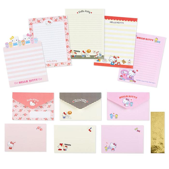 Pink Hello Kitty Hello Kitty Deluxe Letter Set | CA_HK48527