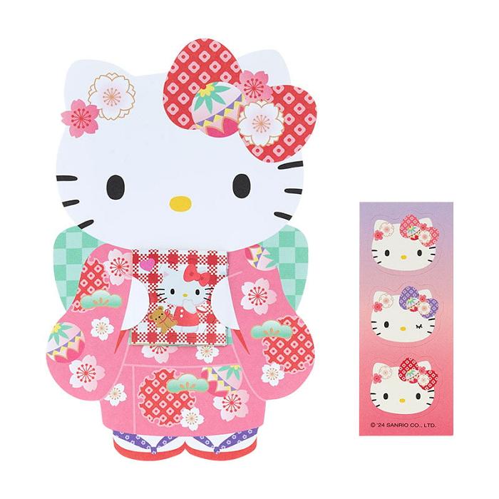 Pink Hello Kitty Hello Kitty Enclosure Envelope 3-pc Set | CA_HK55817