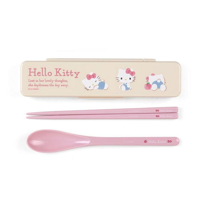 Pink Hello Kitty Hello Kitty Everyday Chopsticks & Spoon Set | CA_HK62058