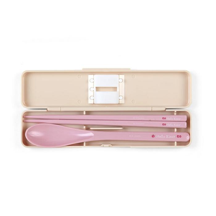 Pink Hello Kitty Hello Kitty Everyday Chopsticks & Spoon Set | CA_HK13948