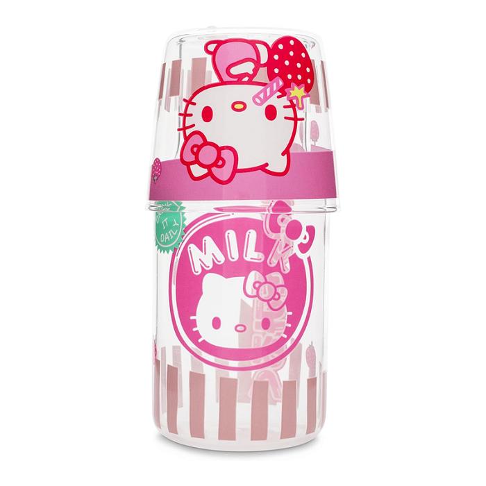 Pink Hello Kitty Hello Kitty Glass Carafe and Cup Set (Strawberry Milk) | CA_HK96801