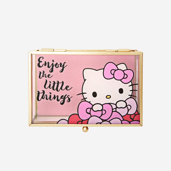 Pink Hello Kitty Hello Kitty Glass Jewelry Box (Little Things) | CA_HK54172