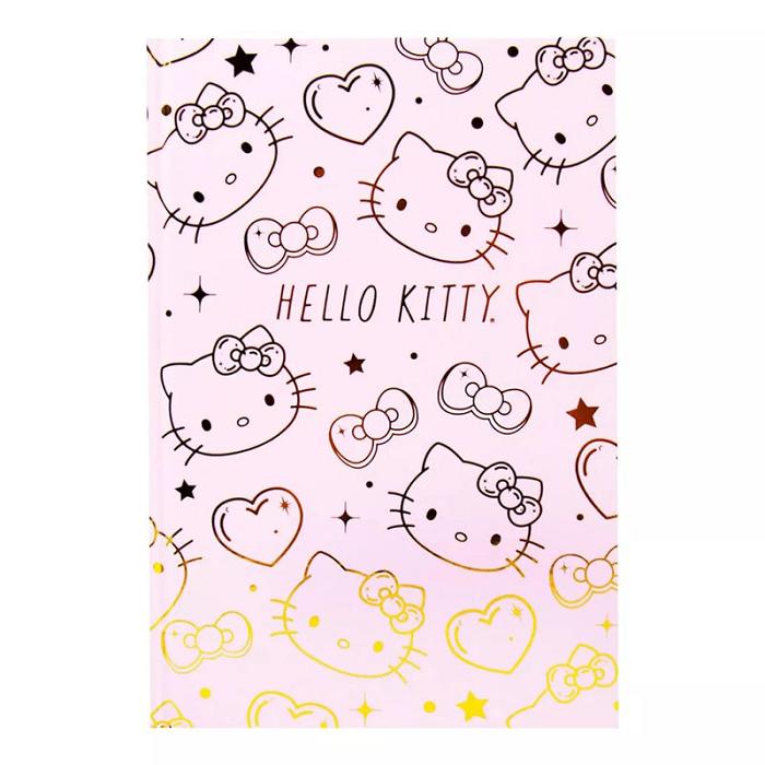 Pink Hello Kitty Hello Kitty Gold Foil Hardcover Journal | CA_HK17493