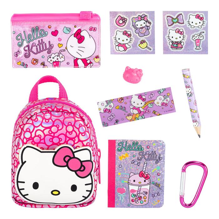 Pink Hello Kitty Hello Kitty Hot Pink Real Littles Micro Backpack | CA_HK65418