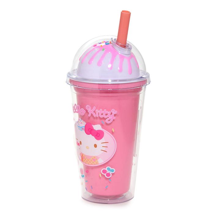 Pink Hello Kitty Hello Kitty Ice Cream Dome Acrylic Tumbler | CA_HK97414