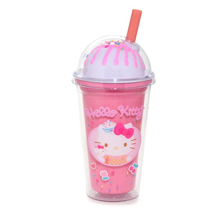 Pink Hello Kitty Hello Kitty Ice Cream Dome Acrylic Tumbler | CA_HK97414