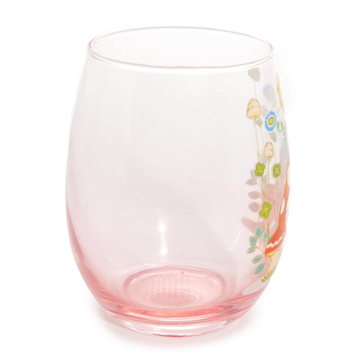 Pink Hello Kitty Hello Kitty Mushroom Glass Tumbler | CA_HK60789