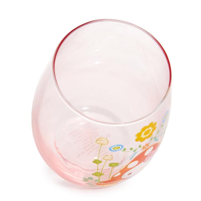 Pink Hello Kitty Hello Kitty Mushroom Glass Tumbler | CA_HK86776