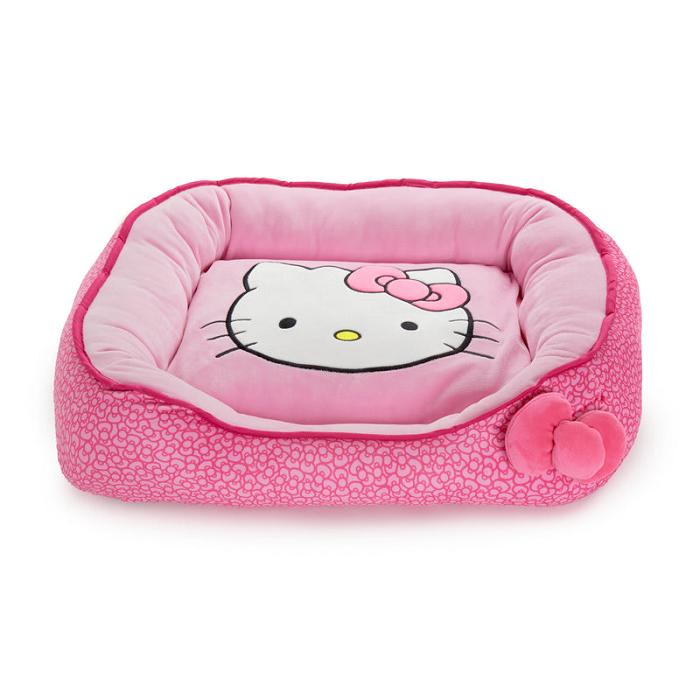 Pink Hello Kitty Hello Kitty Pink Pet Bolster Bed (Small) | CA_HK83679