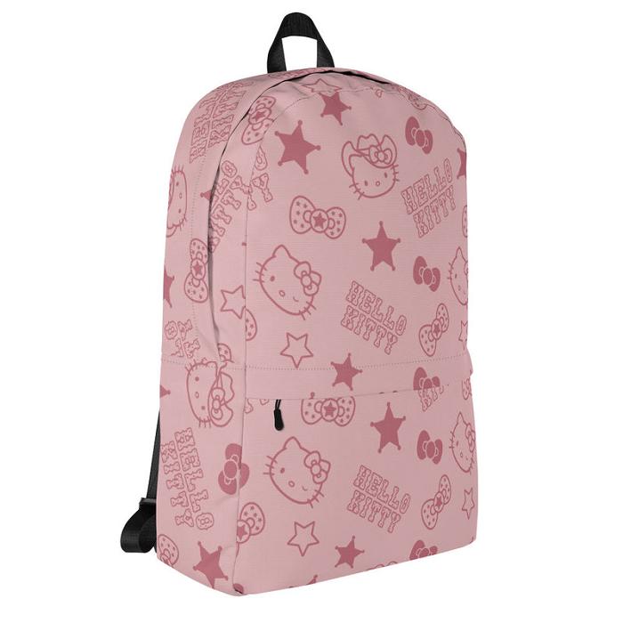 Pink Hello Kitty Hello Kitty Pink Western All-over Print | CA_HK71000