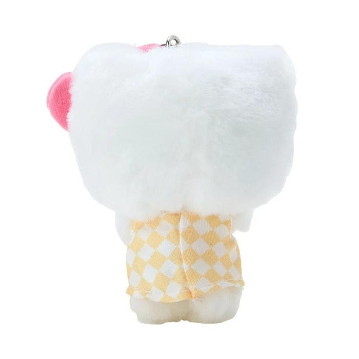 Pink Hello Kitty Hello Kitty Plush Mascot Keychain (Pastel Check Series) | CA_HK78181