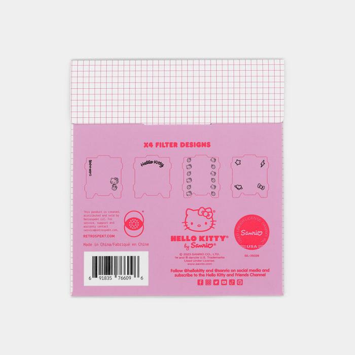 Pink Hello Kitty Hello Kitty Strawberry Milk Photo Filters for Instant Film Cameras (4-Pack) | CA_HK41593