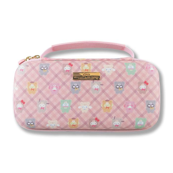 Pink Hello Kitty Hello Kitty and Friends x Sonix Nintendo Switch Carrying Case (Latte Bears) | CA_HK23566