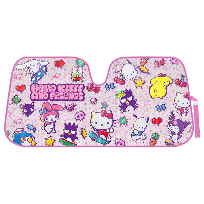 Pink Hello Kitty Hello Kitty and Friends Car Sun Shade (Kawaii Fun) | CA_HK21533