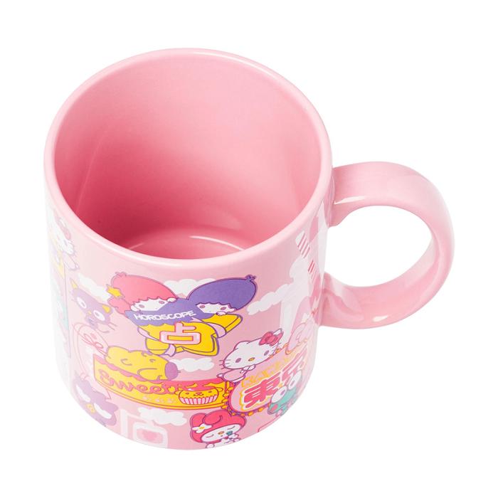 Pink Hello Kitty Hello Kitty and Friends Ceramic Mug (Kawaii Fun) | CA_HK35099