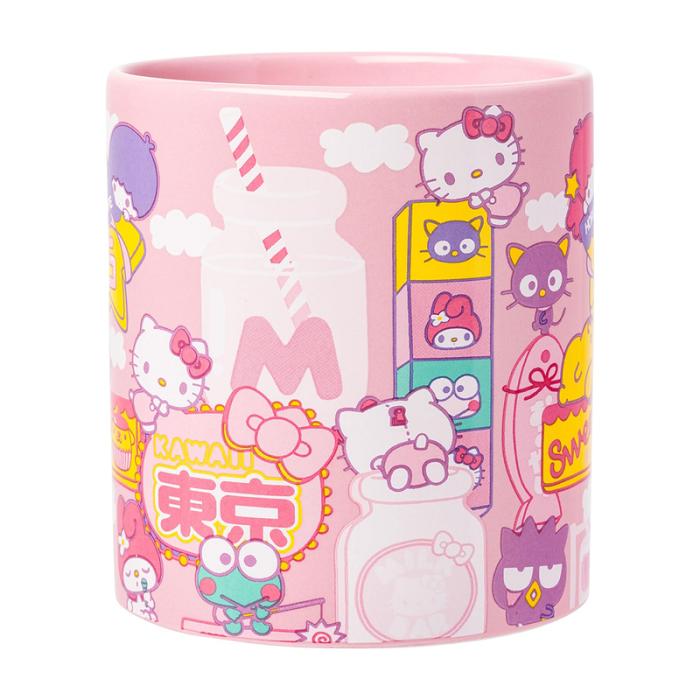 Pink Hello Kitty Hello Kitty and Friends Ceramic Mug (Kawaii Fun) | CA_HK35099