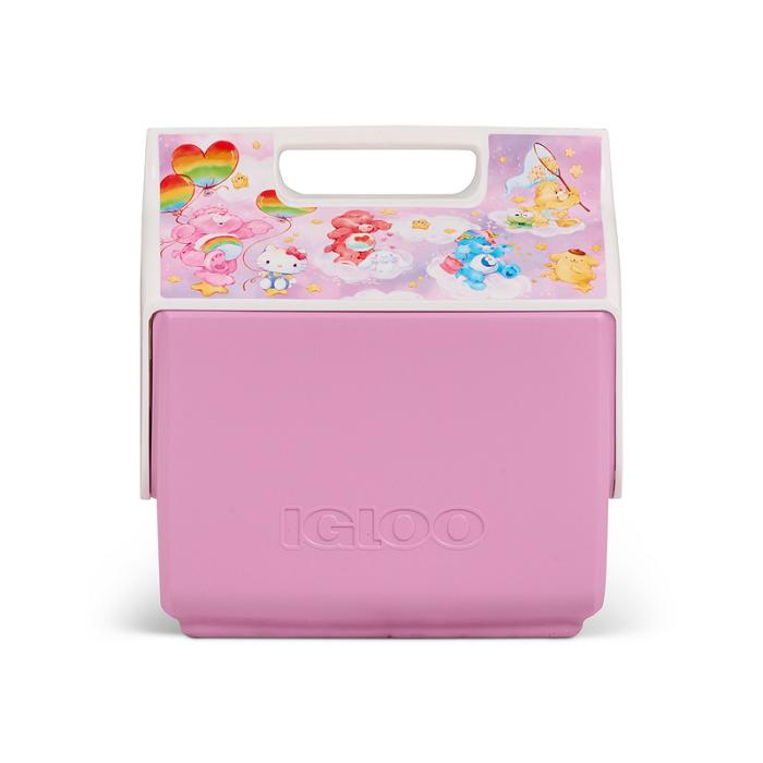 Pink Hello Kitty Hello Kitty and Friends x Care Bears Igloo Little Playmate 7 Qt Cooler | CA_HK19705