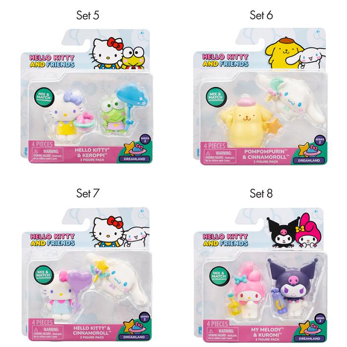 Pink Hello Kitty Hello Kitty and Friends 2-pc Figure Pack (Series 2: Dreamland) | CA_HK83751