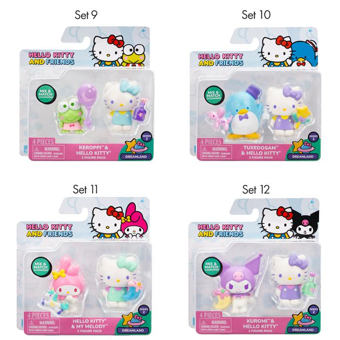 Pink Hello Kitty Hello Kitty and Friends 2-pc Figure Pack (Series 2: Dreamland) | CA_HK83751