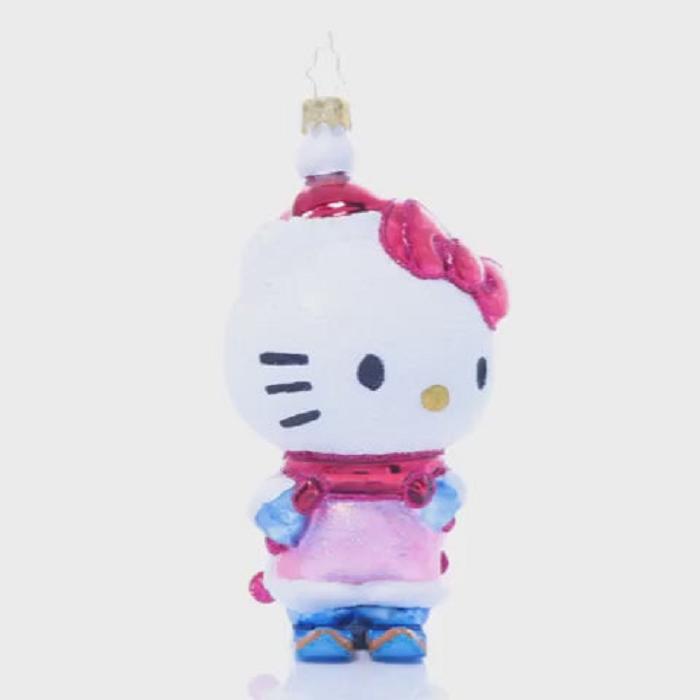 Pink Hello Kitty Hello Kitty x Christopher Radko Handmade Glass Ornament (Aspen Adventure) | CA_HK16119