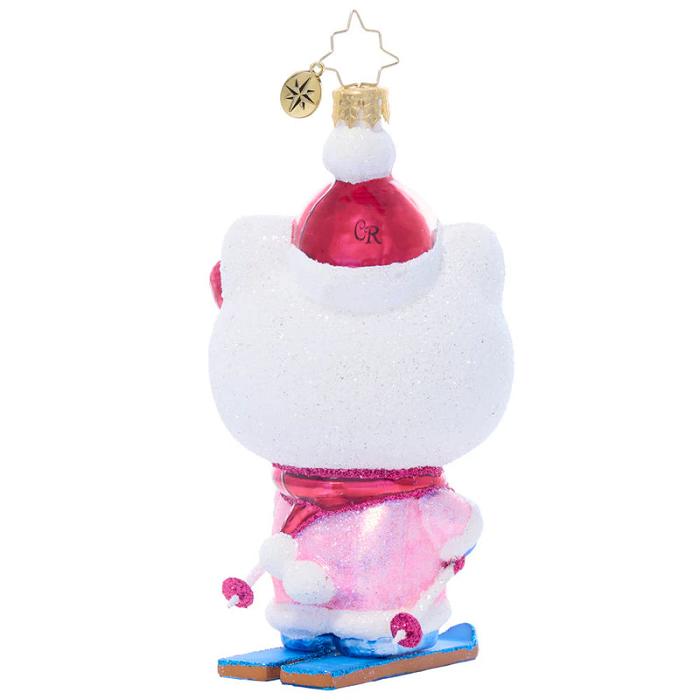 Pink Hello Kitty Hello Kitty x Christopher Radko Handmade Glass Ornament (Aspen Adventure) | CA_HK16119