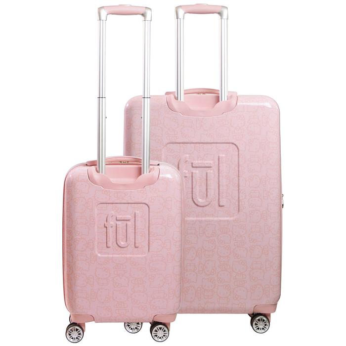 Pink Hello Kitty Hello Kitty x FUL Pose 2-Pc Hardshell Luggage (Pink) | CA_HK77846