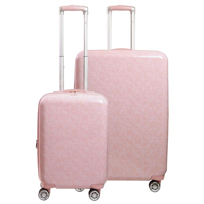 Pink Hello Kitty Hello Kitty x FUL Pose 2-Pc Hardshell Luggage (Pink) | CA_HK77846