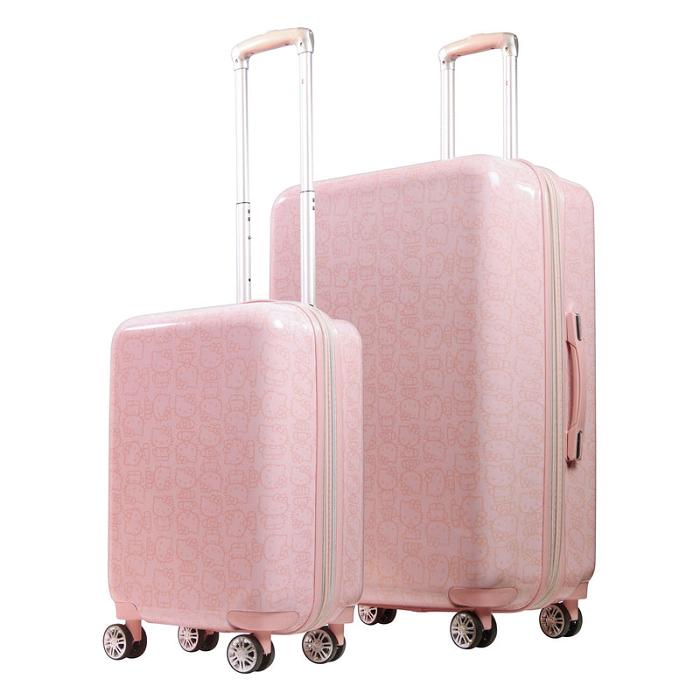 Pink Hello Kitty Hello Kitty x FUL Pose 2-Pc Hardshell Luggage (Pink) | CA_HK77846