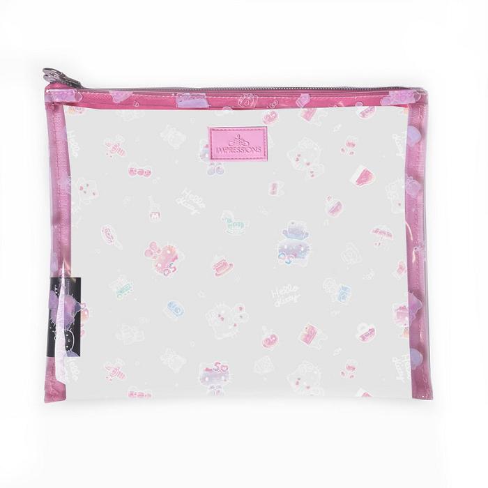 Pink Hello Kitty Hello Kitty x Impressions Vanity 50th Anniv. Slim Pouch Set | CA_HK75063