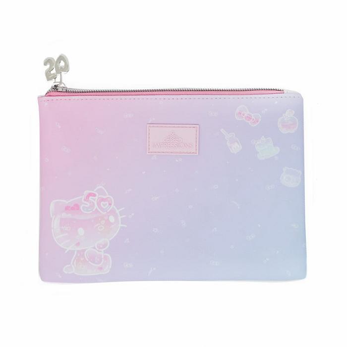 Pink Hello Kitty Hello Kitty x Impressions Vanity 50th Anniv. Slim Pouch Set | CA_HK75063