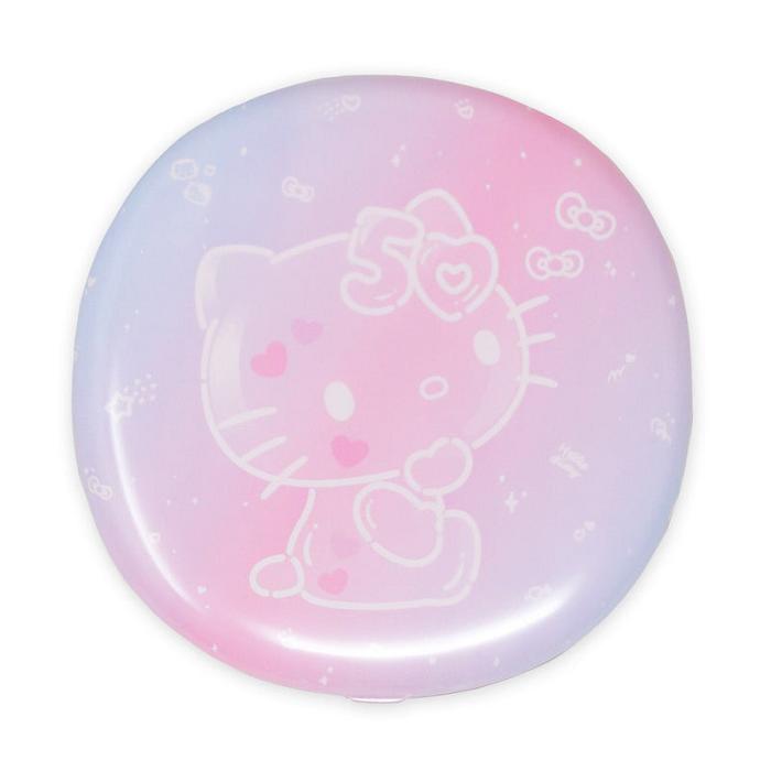 Pink Hello Kitty Hello Kitty x Impressions Vanity 50th Anniv. Round LED Compact Mirror | CA_HK90519