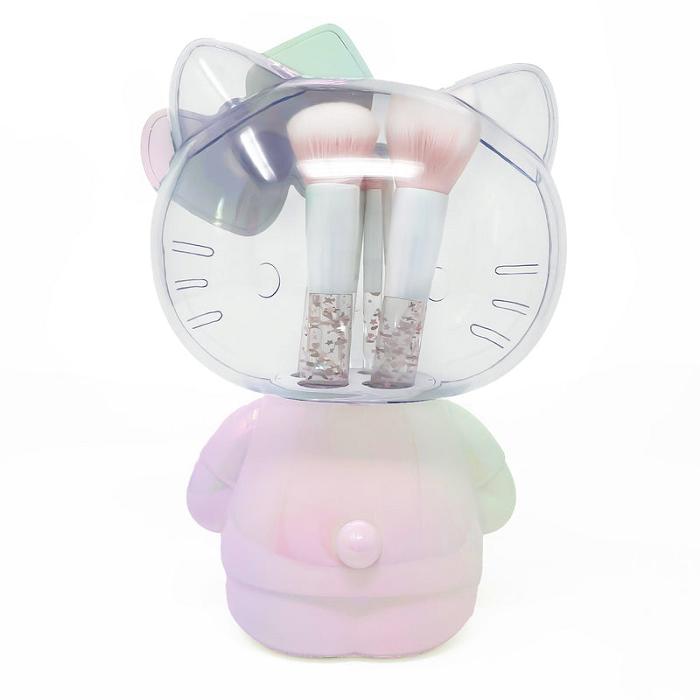 Pink Hello Kitty Hello Kitty x Impressions Vanity 50th Anniv. 6-Pc Brush Gift Set | CA_HK91124