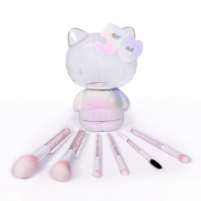 Pink Hello Kitty Hello Kitty x Impressions Vanity 50th Anniv. 6-Pc Brush Gift Set | CA_HK65304