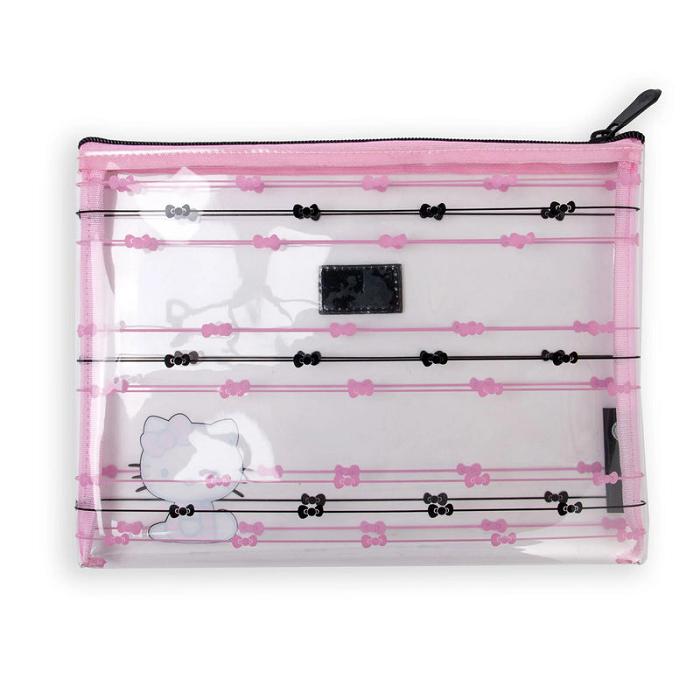 Pink Hello Kitty Hello Kitty x Impressions Slim Pouch Set (Black) | CA_HK94234